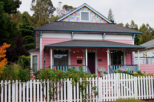 click to view larger image A Victorian home with a colorful paint scheme. Martinez, CA.